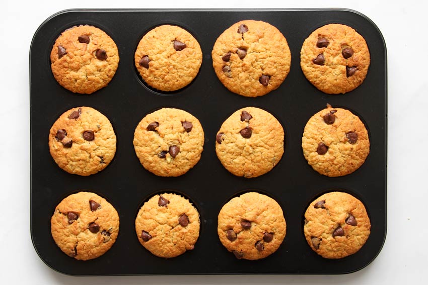 Gebackene Zucchini Muffins