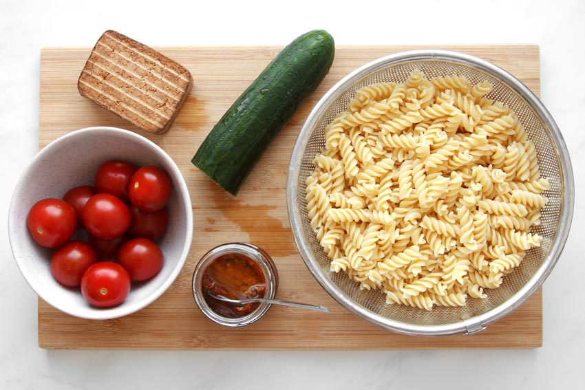 Zutaten Nudelsalat Rezept