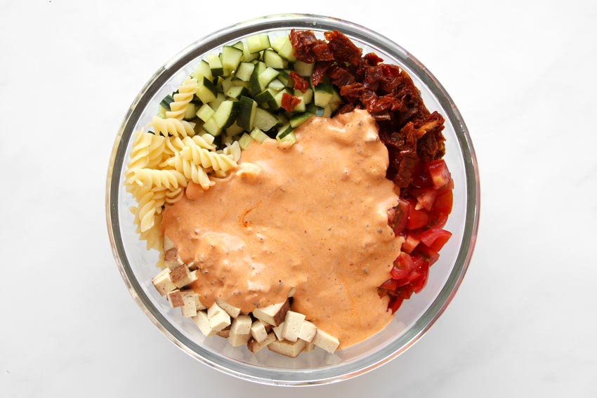 Zutaten Nudelsalat